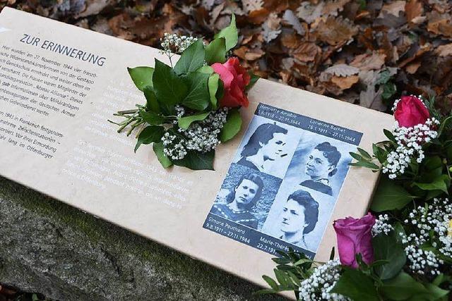 Neonazi-Schmierereien auf Gedenktafel fr NS-Opfer