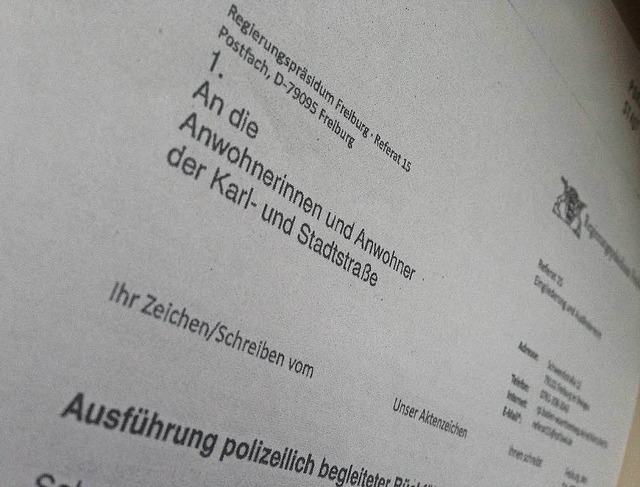 Die geflschten Briefe wurden sowohl in Herdern als auch in der Wiehre verteilt.  | Foto: Carolin Buchheim