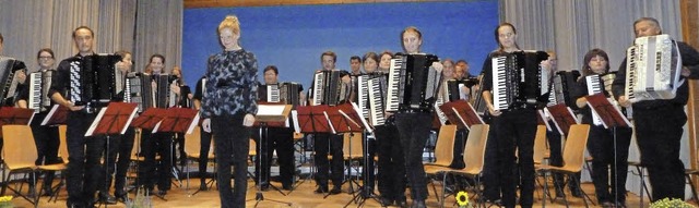 Beim Jahreskonzert der Akkordeongruppe...lische Vorstellung auf hohem Niveau.    | Foto: Eberhard Gross