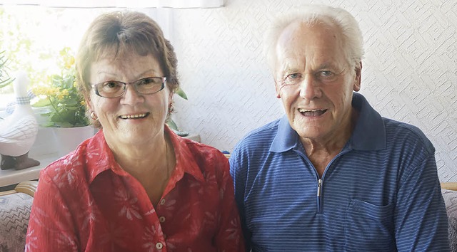 Goldene Hochzeit feiern heute Christa und Bruno Albrecht.  | Foto: Wehrle