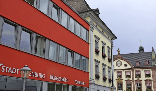 Mehr Service, angenehmeres Ambiente  u...e) und historischem Rathaus (rechts).   | Foto: Ralf Burgmaier