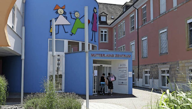 Der Eingang zum Mutter-Kind-Zentrum am...m in Offenburg am Standort Ebertplatz   | Foto: ortenau-klinikum