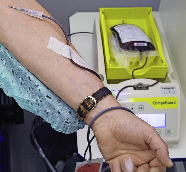 Blut spenden ist eine hchst persnliche Angelegenheit.  | Foto: Thomas Kunz