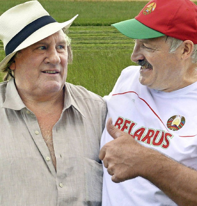 Depardieu und Lukaschenko  | Foto: dpa