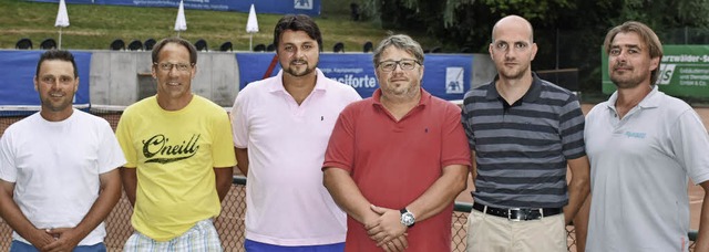 Herausforderung bestanden: der Vorstan...fert, Dennis Hess und Thorsten Kammin.  | Foto: sebastian khli