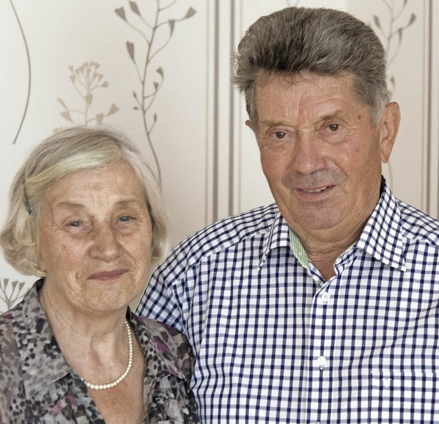 Sekunda und Karl Trndle sind seit 50 Jahren verheiratet.   | Foto: O. Michel