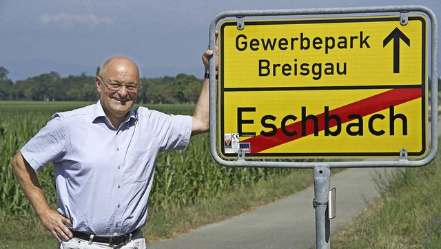 Neben dem Ort Eschbach, dessen Einwohn...s zweite groe Thema fr Harald Kraus.  | Foto: Volker Mnch