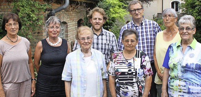 Dank und Anerkennung galt den scheiden...fner, Margarete Dietz und Heidi Otte.   | Foto: W. Bronner