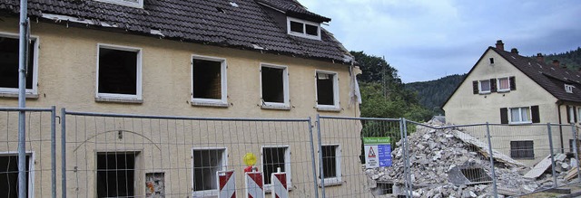 Nach  Abriss des Hauses Liebeckstrae 5/7 entstehen   zwlf neue Wohnungen.   | Foto: Bertsch