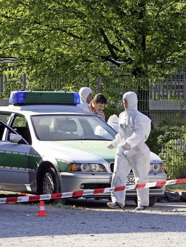 Der Tatort des Polizistenmords in Heilbronn am 25. April 2007   | Foto: dpa