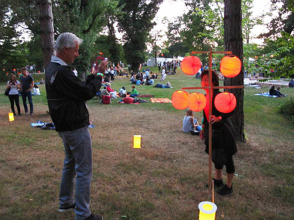 Ein stimmungsvolles Vergngen: das Lichterfest im Bad Bellinger Kurpark