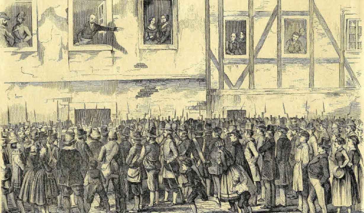 Gustav Struve ruft im September 1848 a...auch  �berregional in den  Zeitungen.   | Foto: zvg/ Stadt L�rrach
