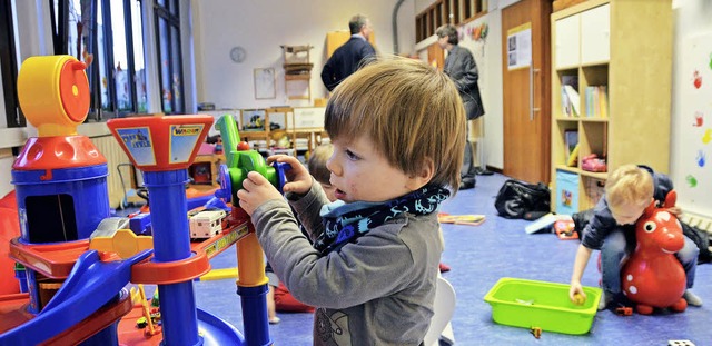 Zur Zeit im Provisorium: Das Lrracher Familienzentrum   | Foto: Susanne Ehmann