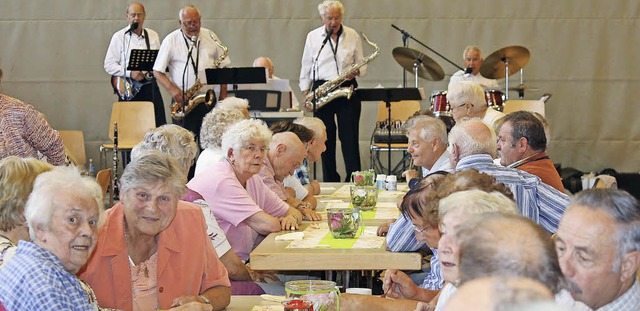 Geballte 300 Jahre Spielerfahrung stan...rer als Franzose &#8222;Michel&#8220;   | Foto: Cornelia Liebwein