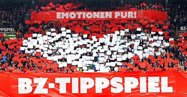 Wie gehen die Heimspiele des SC Freibu...mspiel beim BZ-Tippspiel auf Facebook.  | Foto: Heuberger