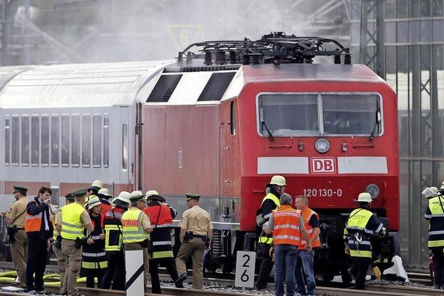 Brand in IC legt Zugverkehr lahm