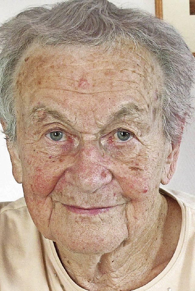 Feiert ihren 90. Geburtstag: Verena Reichert   | Foto: Jutta Schtz