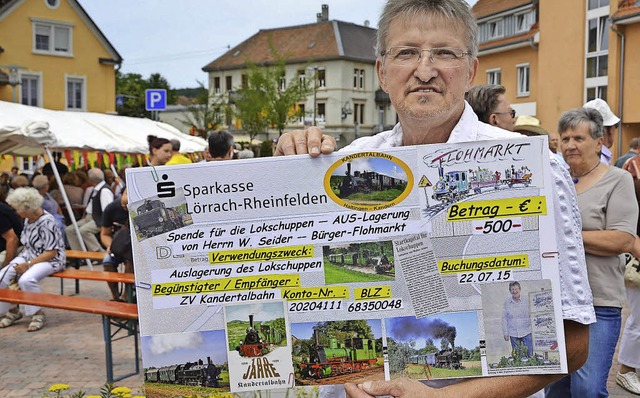 Mit der Erffnung des Spendenkontos zu...nen Beitrag zum  Fest vom Sonntag bei.  | Foto: Markus Maier