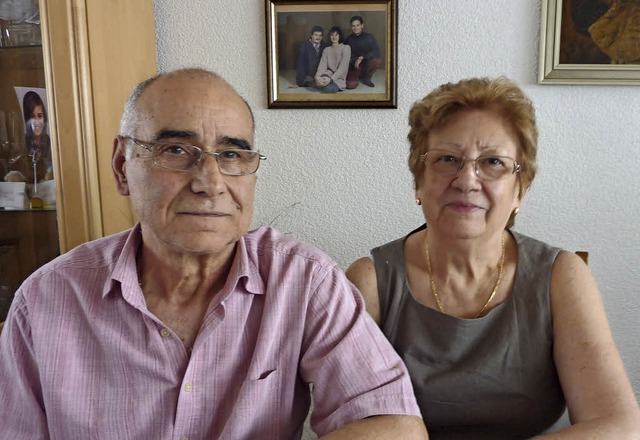 Seit 50 Jahren verheiratet: Donato und Maria Rollo.   | Foto: Karlernst Lauffer