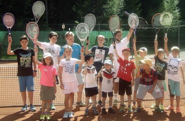 16 Kinderim Alter zwischen sechs und 1...ne Jugendmannschaft angemeldet werden.  | Foto: Tennisclub