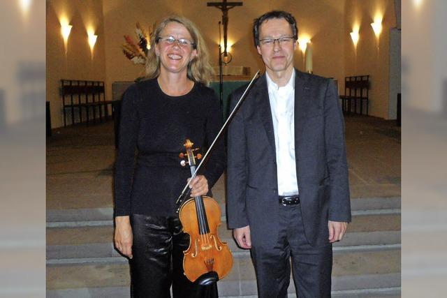 Spontane Virtuosität an Orgel und Geige