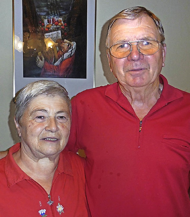 Seit 50 Jahren verheiratet: Monika und Siegfried Scheer.   | Foto: d. fink
