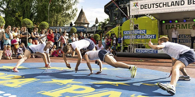 <BZ-FotoAnlauf>Bundesweite Initiative:...sich! machte Station im Europa-Park.   | Foto: Europa-Park