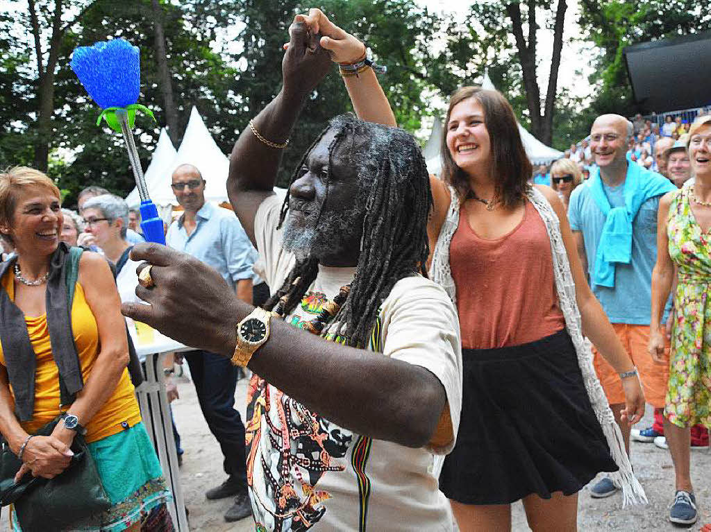 Winston Mc Anuff & Fixi und Clinton Fearon im Rosenfelspark, Stimmen-Festival