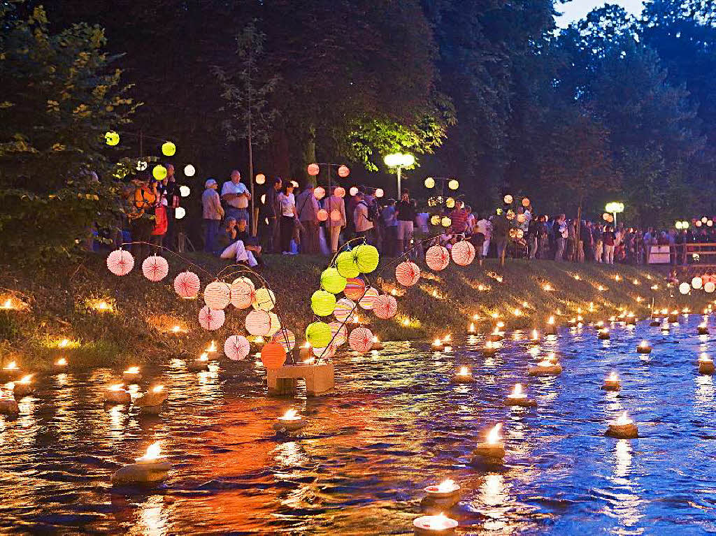 Lichterfest, Open Air im Park Bad Krozingen