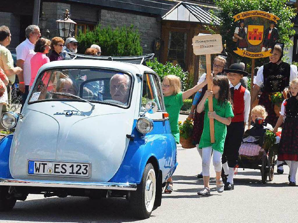 Impressionen vom Festumzug am Sonntag, 2. August, beim Bezirksmusikfest in Husern.