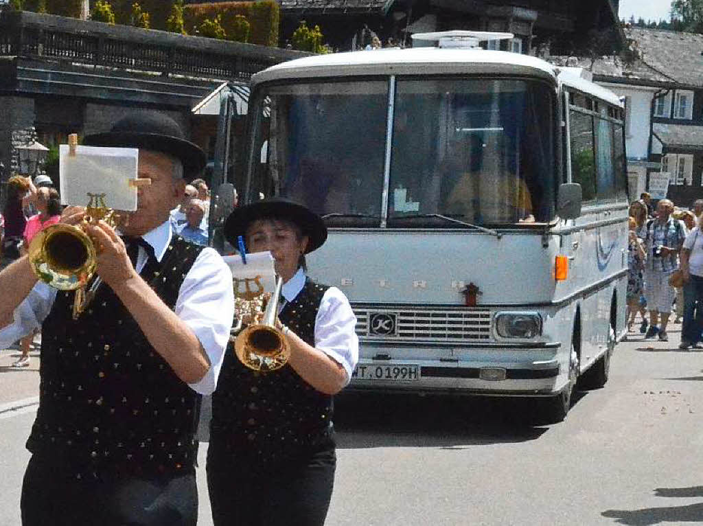 Impressionen vom Festumzug am Sonntag, 2. August, beim Bezirksmusikfest in Husern.