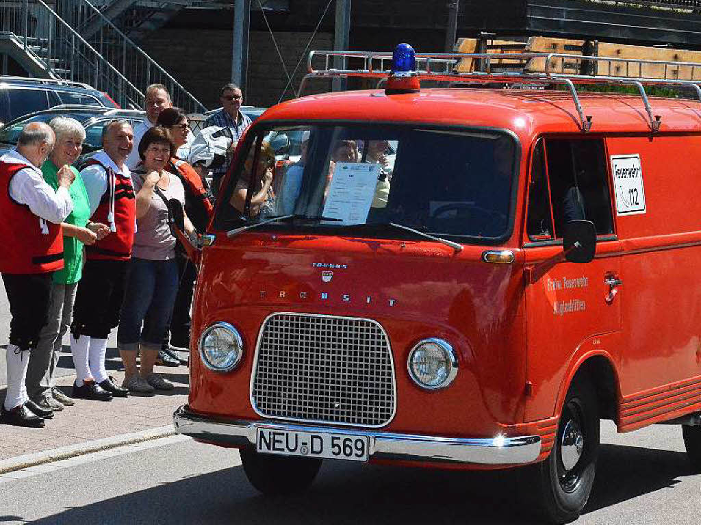 Impressionen vom Festumzug am Sonntag, 2. August, beim Bezirksmusikfest in Husern.