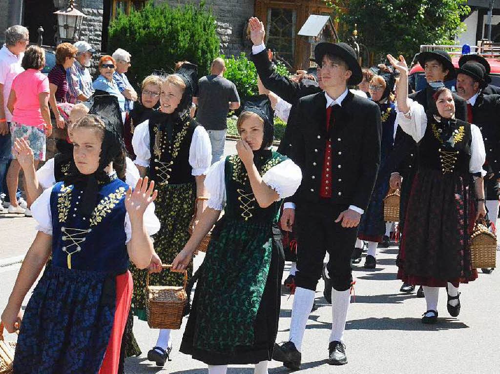 Impressionen vom Festumzug am Sonntag, 2. August, beim Bezirksmusikfest in Husern.