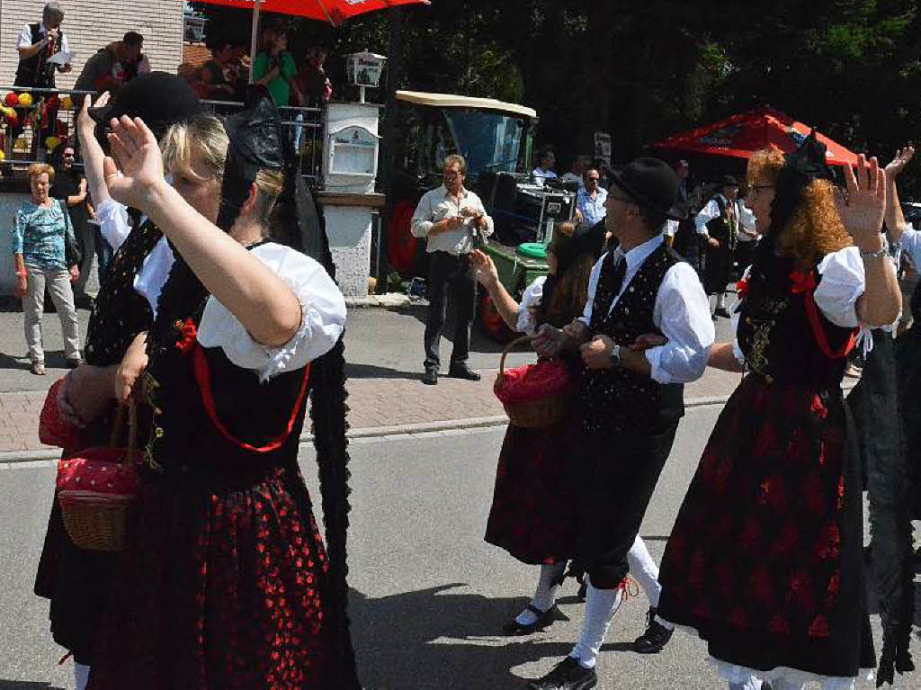 Impressionen vom Festumzug am Sonntag, 2. August, beim Bezirksmusikfest in Husern.