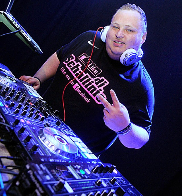 DJ di Schallinio in Aktion  | Foto: Wolfgang Knstle