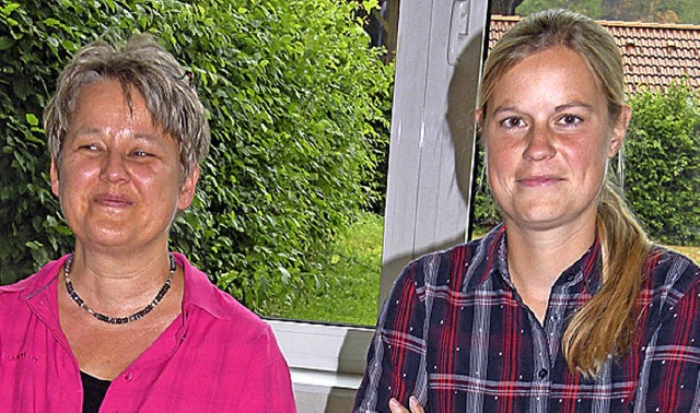 Karin Burmester (links) und Mareike Ludwig.   | Foto: Jrg Oehler