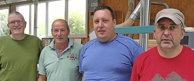Fricker-Firmenchef  Thomas Lrracher e...bner und Michael Mller (von links).   | Foto: Hansjrg Bader