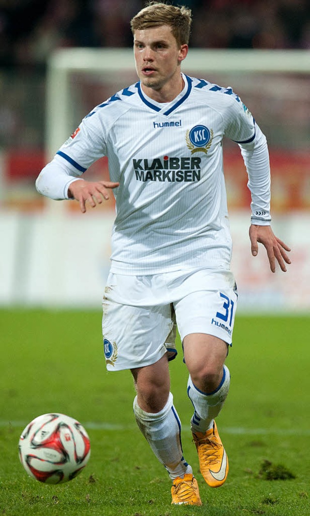 Linksverteidiger Philipp Max vom Zweit...chsel zum Bundesligisten FC Augsburg.   | Foto: dpa