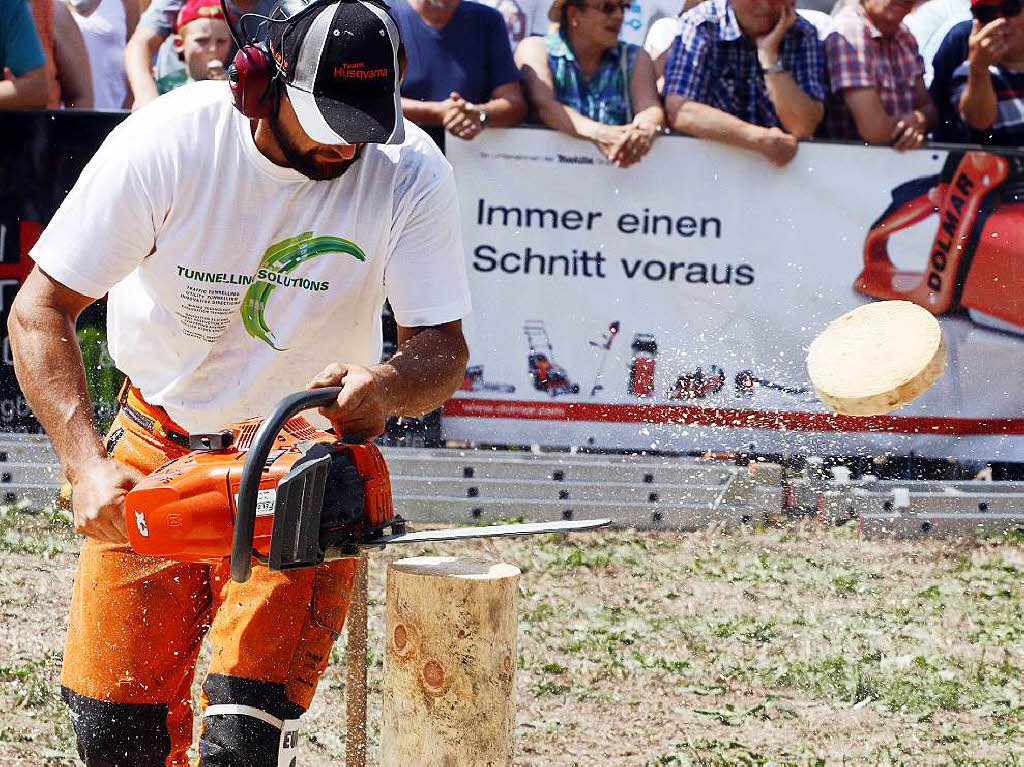 Impressionen von den Holzfllermeisterschaften am Eichberg