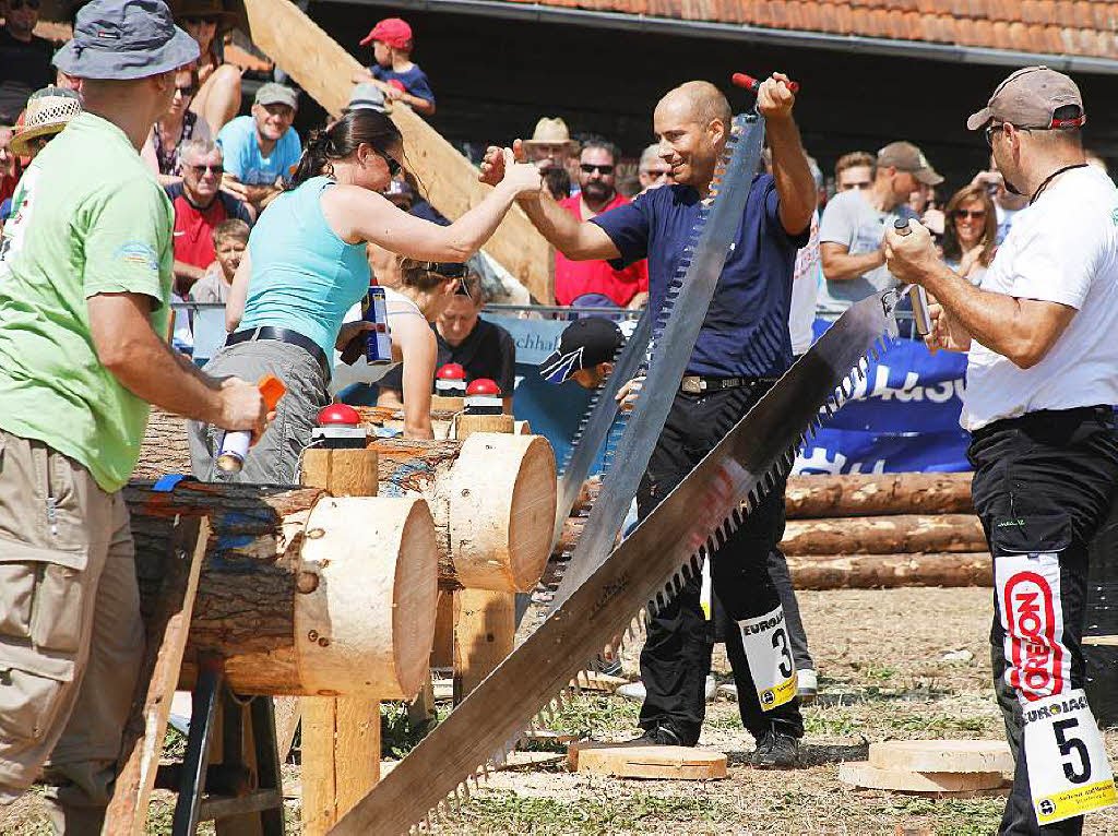 Impressionen von den Holzfllermeisterschaften am Eichberg