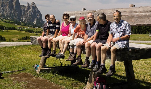 <BZ-FotoAnlauf>Alpenverein:</BZ-FotoAnlauf> unterwegs im Grdnertal   | Foto: Verein