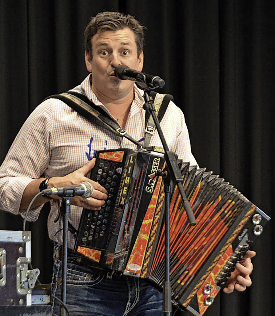 Marc Pircher begeistert sein Publikum im Bürgerhaus Rheinhausen