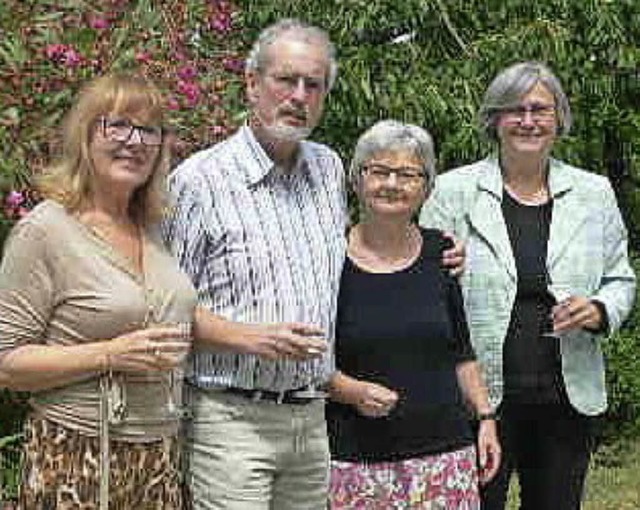 Susanne Epp, Ernst-Dietrich Osthof, Ute Fortwngler  und Anita Heck.  | Foto: Fortwngler-Enz