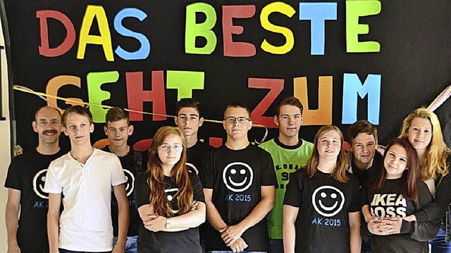 <BZ-FotoAnlauf>Ren-Schickele-Schule:<...9 mit Klassenlehrer Christof Glaisner   | Foto: privat
