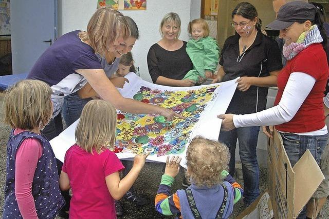 Die Puzzlegruppe feierte den fnften Geburtstag