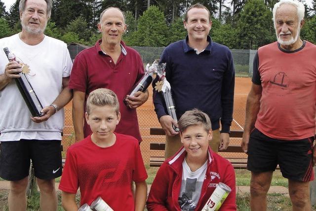 Die besten Tennisspieler sind gefunden