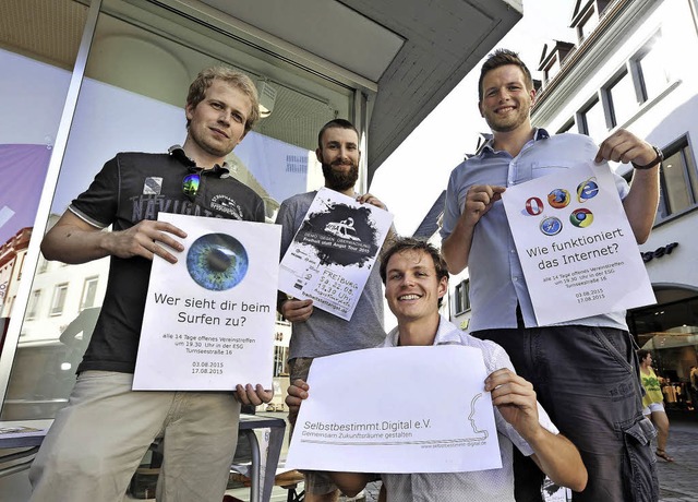 Bewusstsein strken:   Hauke Wendland,...ollmer, Helge Piepenburg (von links).   | Foto: kunz