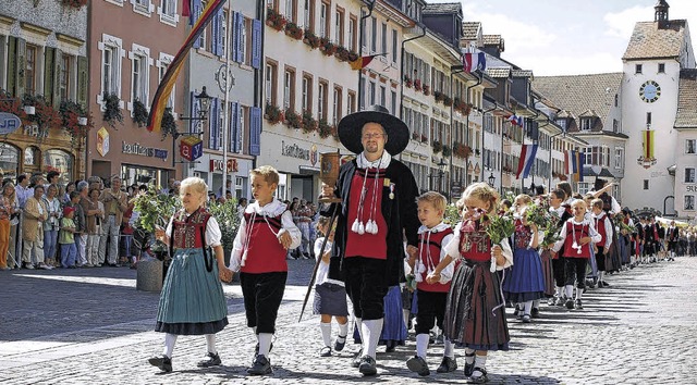 Der Legende nach geht der Name der Sta...urck. Es fehlt bei keinem Festumzug.   | Foto: ZVG