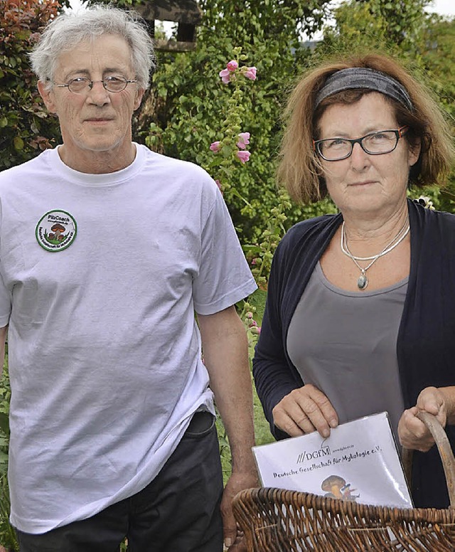 Brigitte Neumann und Franz Dietrich haben einen Kurs zum Pilzcoach absolviert.   | Foto: Martin Wunderle