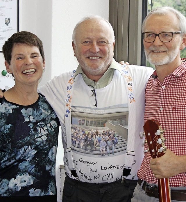 Gerlinde Bussohn, Erwin Meier und Herbert Mayer (rechts)   | Foto: Zvg